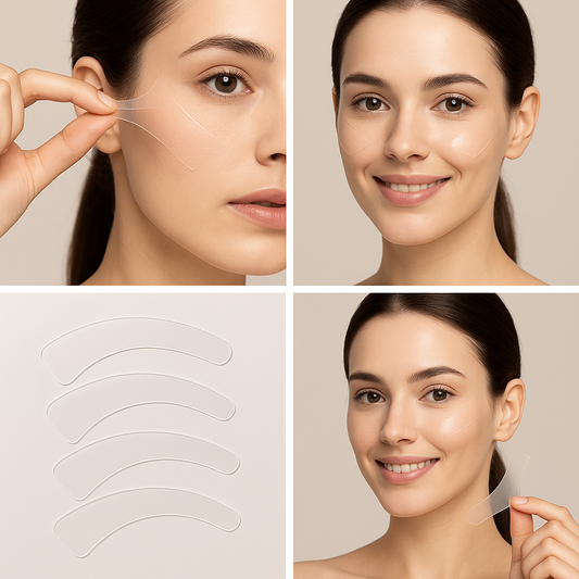 GlowLift™ Invisible Face Lifting Patches – Instant Jawline & Anti-Aging Lift (Glue-Free & Reusable)