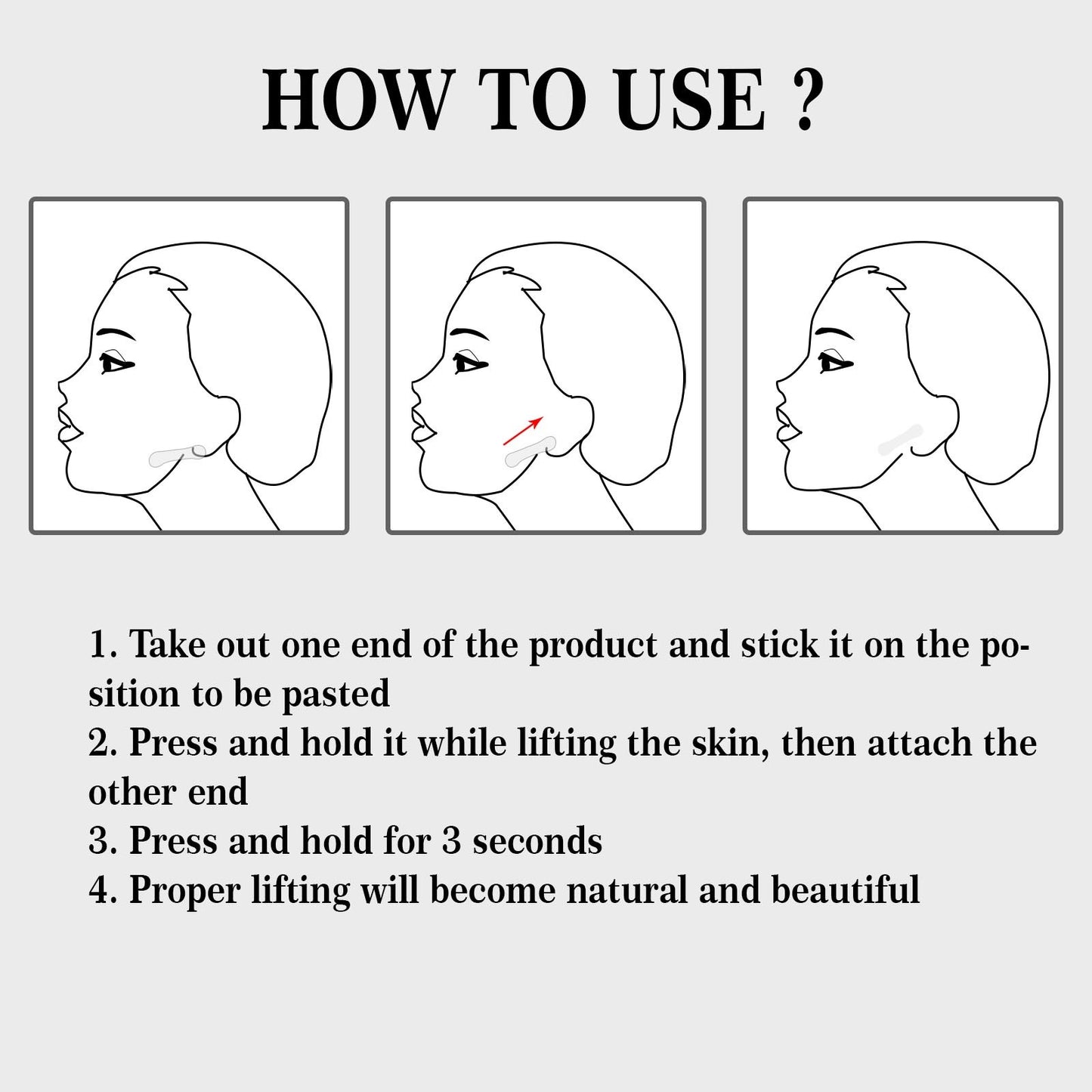 GlowLift™ Invisible Face Lifting Patches – Instant Jawline & Anti-Aging Lift (Glue-Free & Reusable)